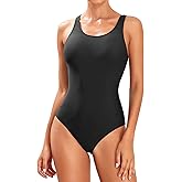Tempt Me Women Athletic One Piece Swimsuits Sporty Racerback Bathing Suits Full Coverage Modest Swimwear