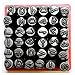 BENCH WIZARD 36 Pc Alpha Numeric Punch Set | 1/4Inch (6MM) | Heat-Treated Carbon Steel Punches| Includes A - Z & 0-9 | Great For Metal, Plastic, Wood, Leather Stamping