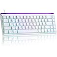 MIKIBY MAD Nano 68 Mechanical Gaming Keyboard, Hall Effect Magnetic Switches, 8K Hz Polling Rate, Rapid Trigger Adjustable Actuation, Side-Printed PBT Keycaps, 60% RGB Wired Keyboard for Mac/Win
