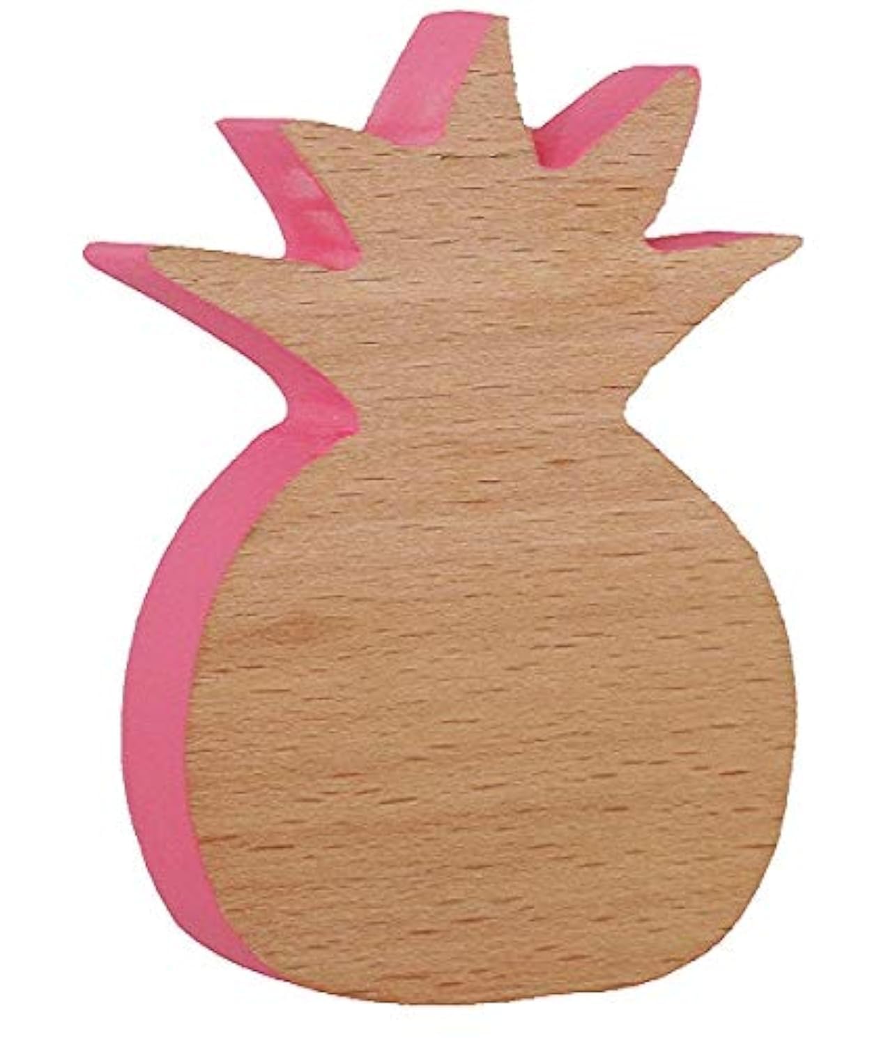 Blossom Paris Pineapple Wall Hook, Raspberry/Wood