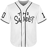 Youth Sandlot Jersey,Benny The Jet Rodriguez Alan Yeah-Yeah McClennan Michael Squints Christmas Summer Jersey for Girl Boys'