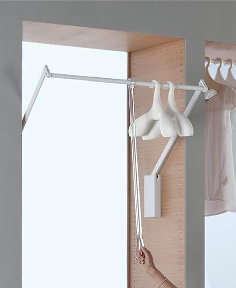 Lift Soft Close Damper Wardrobe Lift Wardrobe Hanging Rail Model