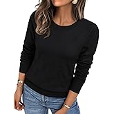 LILLUSORY Womens Sweaters Fall Fashion 2026 Lightweight Long Sleeve Knit Pullover Casual Trendy Tops Winter Clothes