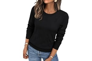LILLUSORY Womens Sweaters Fall Fashion 2025 Lightweight Long Sleeve Knit Pullover Casual Trendy Tops Winter Clothes