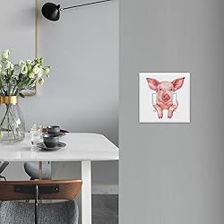 Moslion Pink Pig Double Toggle Light Switch Plate