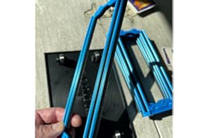 BIYQFCR Game Glider for Cards, The Game Glider Multi-Color Slider Original, Portable Game Glider for Table, Party Card Game Glider with 5 Rails, Sliding Cards Effortlessly, Easy to Install (Blue)