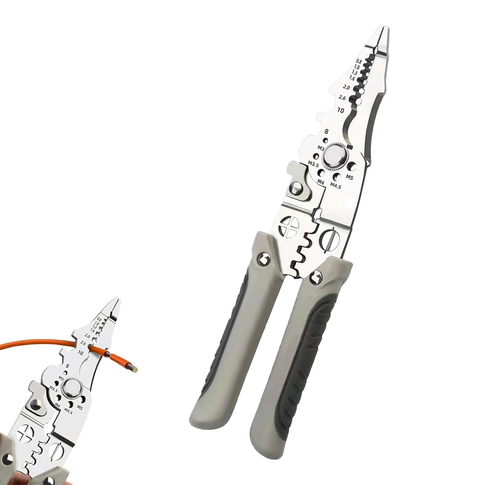 27-in-1 Multifunctional Wire Stripper, Crimper Cable Cutter Pliers, Cable Stripper Tool, Electrical Wire Stripper, Electrical Wire Stripping Tool for Electrical Wiring, Automotive Repair