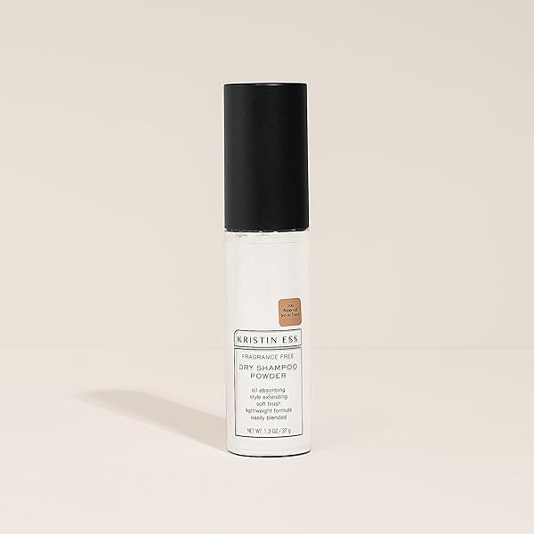 KRISTIN ESS HAIR DRY SHAMPOO NON-AEROSOL POWDER FOR OILY HAIR – MATTIFYING, STYLE EXTENDING, FRAGRANCE FREE, DRY SHAMPOO FOR MEN AND WOMEN, EASILY BLENDED, LIGHTWEIGHT FORMULA, VEGAN, 1.3 OZ