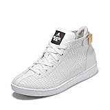 TRAVEL FOX Men's Malibu White Spider Nappa Leather