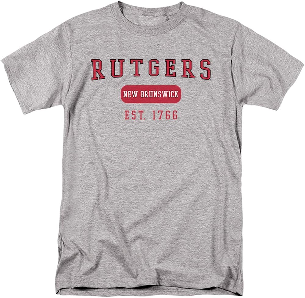 Rutgers University Official Established Date Unisex Adult T