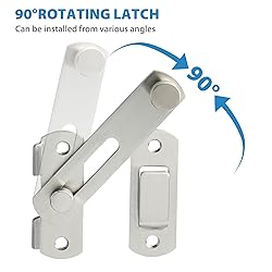 Alise 2Pcs Flip Latch Gate Latches, 4 inch Heavy