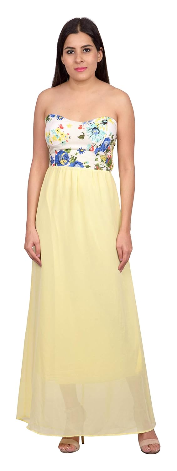 Buy Options Women'S Yellow Dresses at Amazon.in