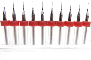 DAEWON INDUSTRIES Versatile Tungsten Micro Drill Bits Japanese made for CNC PCB Installation, Toy Making, Model Cars Trucks Planes Boats, Arts & Crafts, Woodworking more... (.25mm)