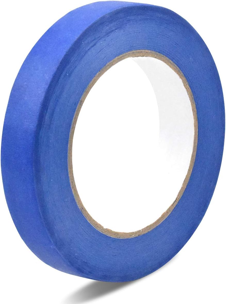 wangjiangda Masking Tape Blue Masking Tape for Painting Premium Masking Tape for Artist Easy Removal Tape middle Adhesive Painters Paper for Decorating Crafts 20mm*50m
