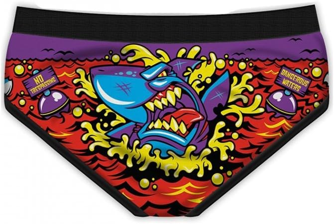 Period Panties Shark Week Funny Novelty Women's Panties Knickers M
