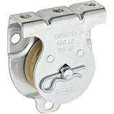 National Hardware N233-247 3219BC Wall/Ceiling Mount Single Pulleys in Zinc, 1-1/2 in.