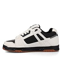 DC Shoes Men's Stag Sneaker, Off White, 12