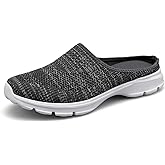 ChicWind Womens Breathable Mesh Walking Mules Sneakers Open Back Slip On Shoes