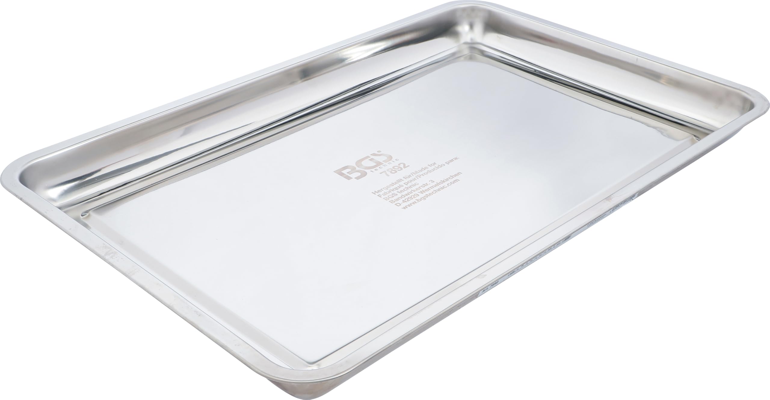 BGS 7892 | Drip Tray | Stainless Steel | 600 x 400 mm | 9 l