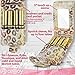 Celljoy Case for LipSense, Younique, Kylie Cosmetics, Liquid Lipsticks and Lip Gloss with Mirror - Fits 4 Tubes Mirror Card Slot - Travel Purse Storage (White Glitter Gold Lips)