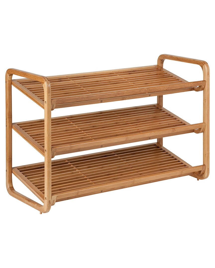 Honey-Can-DoHoney-Can-Do SHO 01599 Bamboo 3 Tier Shoe Shelf