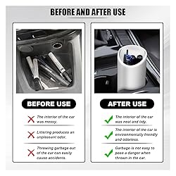 Car Cup Holder Trash Can, Garbage Container Bin