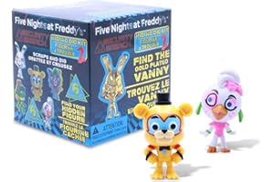 Just Toys LLC Five Nights at Freddy’s Security Breach Hiding Kit – Series 2 Collectible Dig Kit with Random FNAF Figure & Chance for Real Gold-Plated Vanny