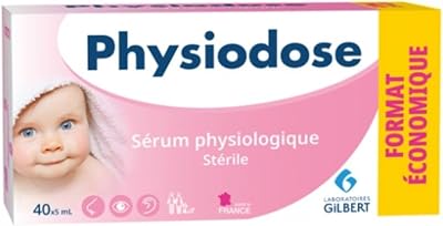 Physiodose Sterile Physiological Serum 40 x 5 ml Single Doses Laboratoires