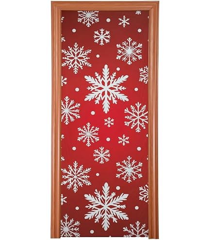 Halloween Witch Door Cover - Holiday Decor For House, Parties, Christmas, 35x79 Inch