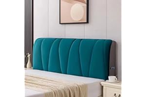 FIBITA Headboard Covers Slipcover,Velvet Thicken Bed Headboard Cover for Full Queen Cal King Size, Dustproof Protector Cover (Color : L, Size : Queen:150cm/59in)