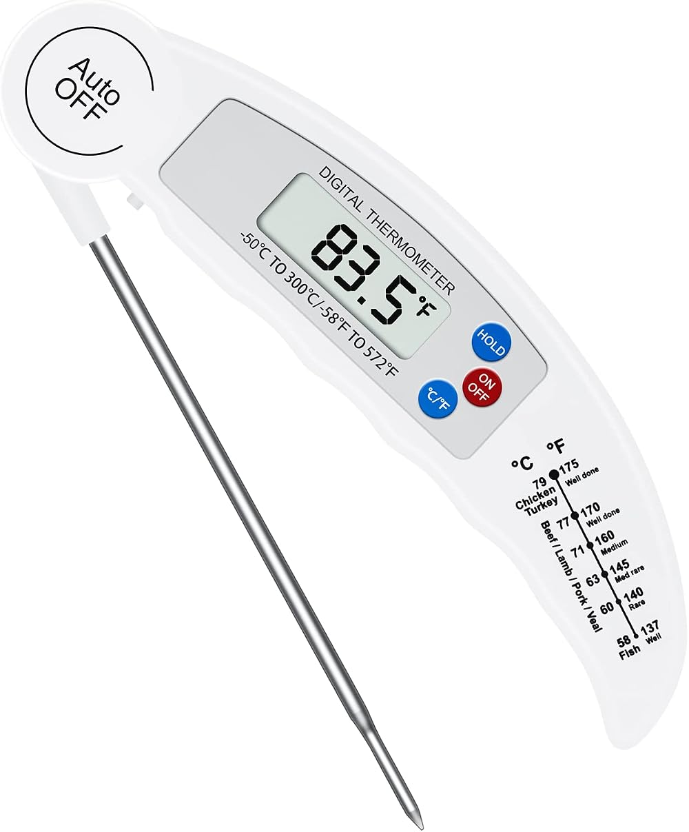flintronic Food Thermometer Digital Instant Read Meat Thermometer °F/°C