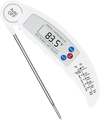 flintronic Food Thermometer Digital Instant Read Meat Thermometer °F/°C