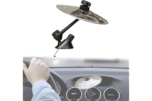 BOVVSKY Car Cymbal, Car Cymbal Air Vent, Mini Drum CrashCymbal, Suitable For Any Type Of CarVents (Sliver)