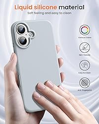OuXul Designed for iPhone 16 Case,Shockproof Liquid