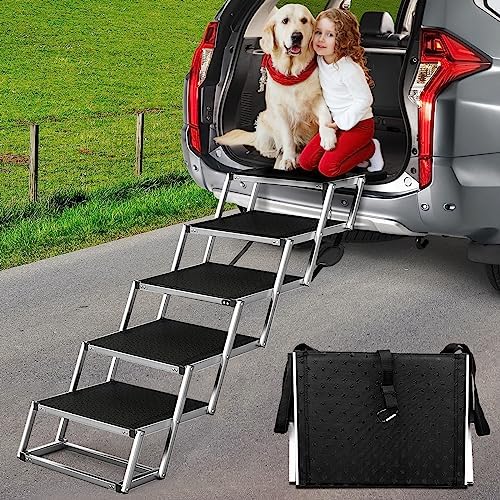 Dog Ramps,Dog Ramps for Large Dogs SUV,Dog Ramp for Car,Dog Stairs for