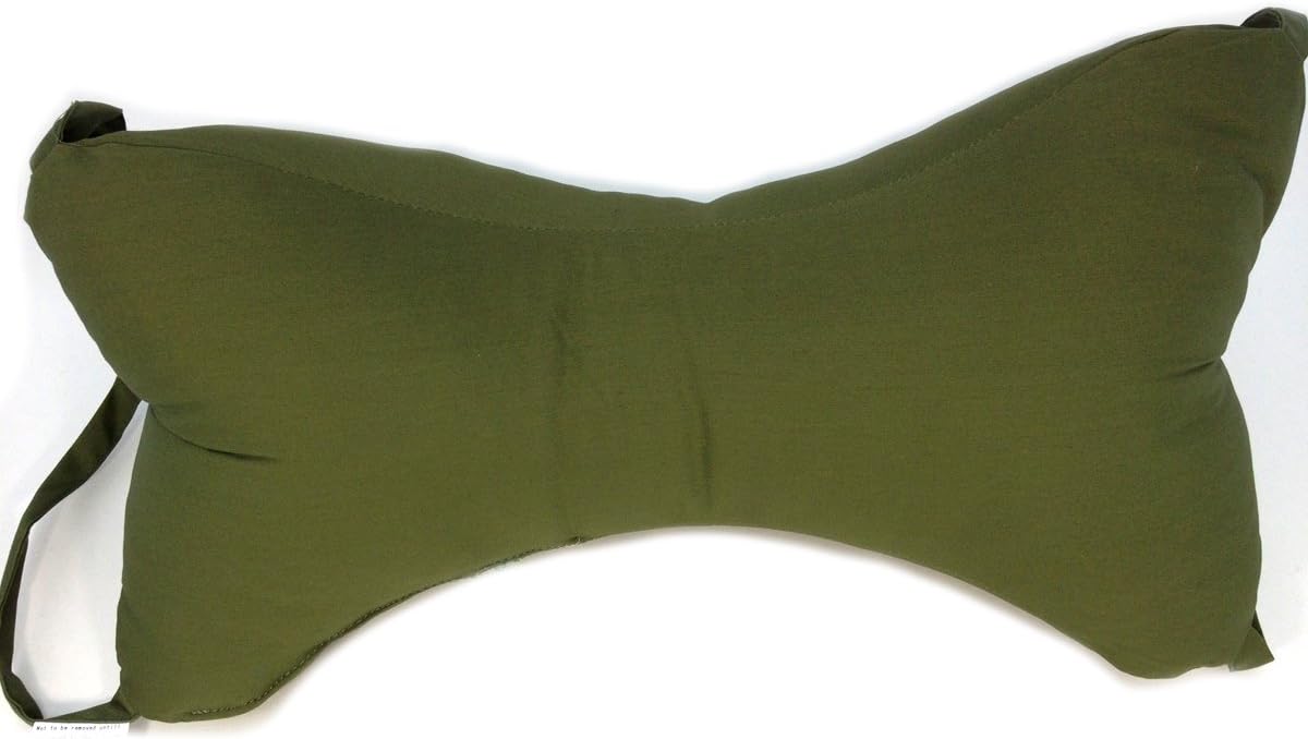 Dog bone Shaped Neck and Knee Chiropractic Firm Pillow (Army Green)