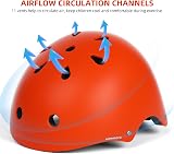 KORIMEFA Kids Bicycle Helmet 51-58cm Neon Pink Blue Adjustable 2-13 Years view 4