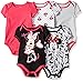 Disney Baby Girls Girl Minnie 5 Pack Bodysuit, Black, 3-6 Months