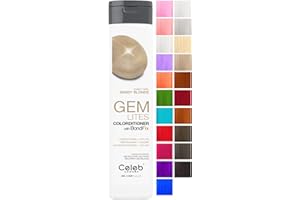 Celeb Luxury Gem Lites Sandy Opal Colorditioner, Color Depositing Conditioner with Bondfix Bond Rebuilder, Semi Permanent Hair Colour Glaze, Maintains and Refreshes Neutral Blonde Tones