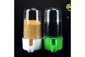 Yamibobo Bird Feeder Water Dispenser, 2PCS, Plastic, Automatic, Suitable for Cage, 200ml