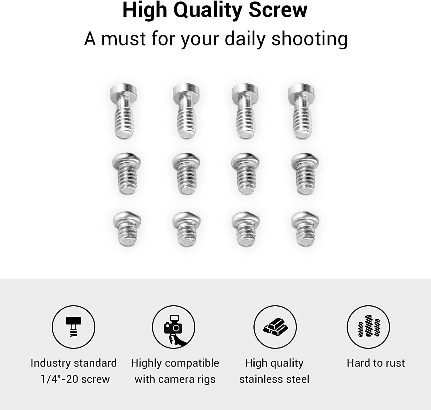 SMALLRIG Allen Wrench Screw 1/4