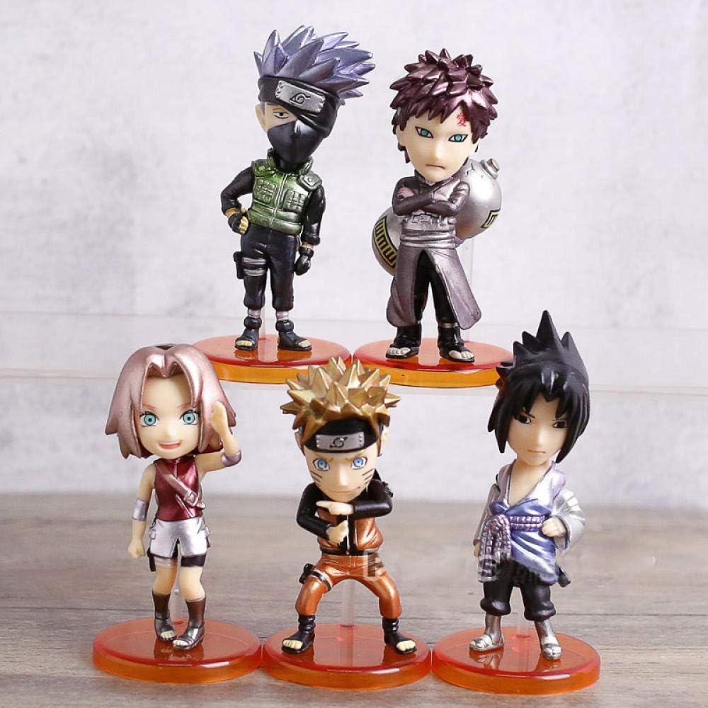 MNZBZ Naruto Shippuden WCF Naruto Sasuke Sakura Kakashi Gaara PVC