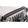 Bushwacker Trail Armor Hood Guard | 1-Piece, Black, Textured Finish | 14093 | Fits 2018-2024 Jeep Wrangler JL; 2020-2024 Jeep Gladiator
