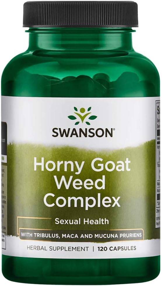 Swanson Horny Goat Weed Complex 120 Capsules Health