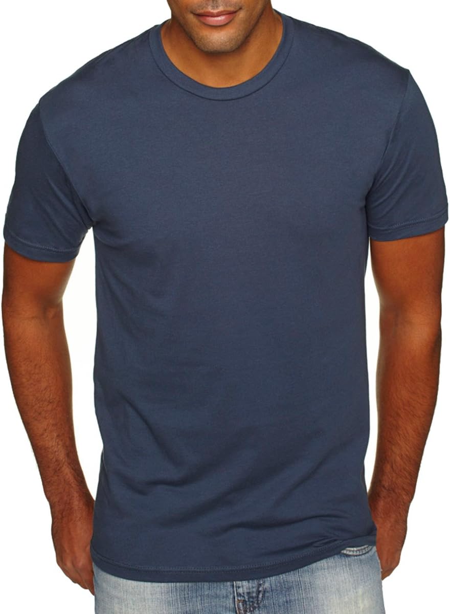 Next Level Premium Fit Extreme Soft Rib Knit Jersey T-Shirt, Indigo, XX-Large