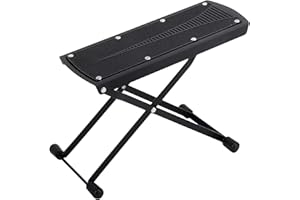 Pedicure Foot Rest - Pedicure Stand Stool | 6-Level Adjustable Folding Foot | Non-Slip Spa Stool with 6 Heights, Black Manicu