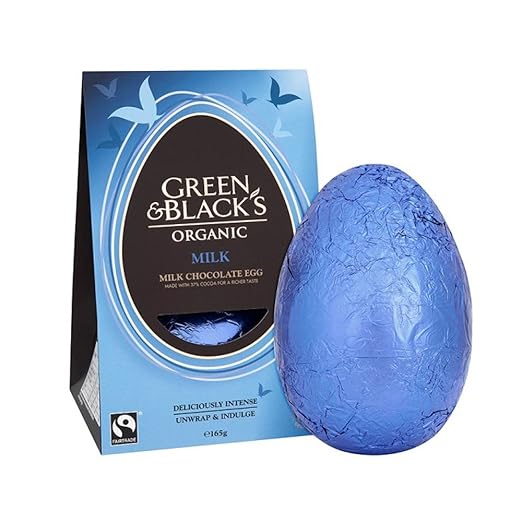 Green & Black's Organic 165g Milk Easter Egg Grocery