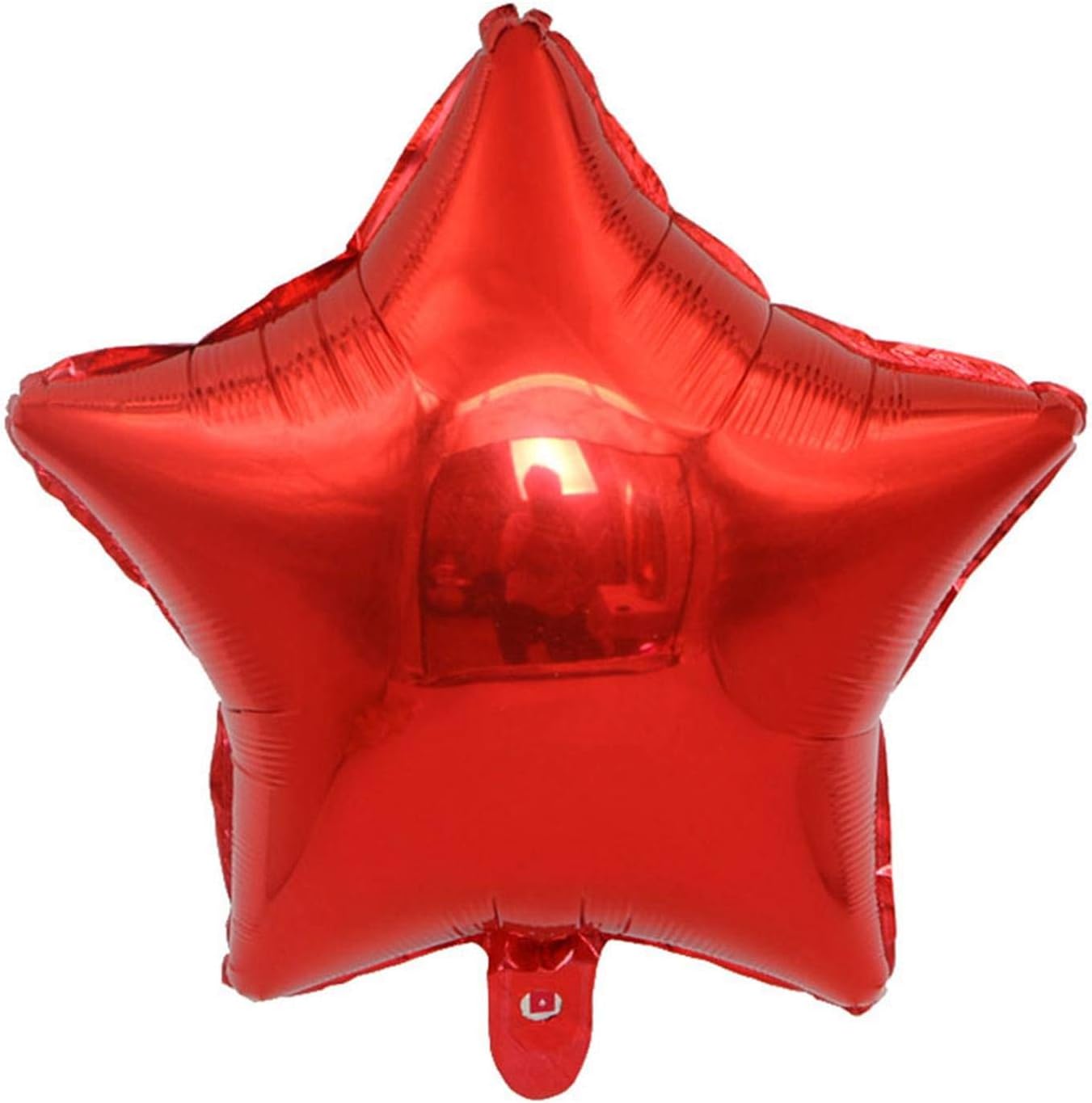 Eternity Bliss 1pc 18inch Star Heart Inflatable Helium Balloon Birthday Party Decorations Kids Foil Balloons Wedding Christmas Supplies Gifts,Red,18inch
