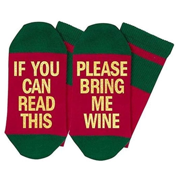 Damen Socken Wine Popsocket Tennissocken Lustige Socken Wein