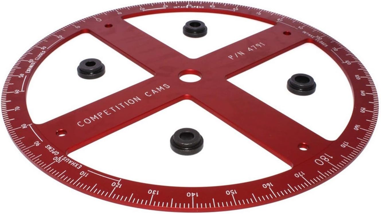 Professional 16" Diameter Machined Aluminum Camshaft Degree